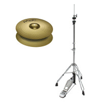 Paiste 101 Brass 14" Hi-Hat + HiHat Maschine SET