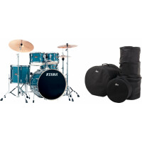 Tama IP52H6W-HLB Imperialstar Drumkit Hairline Blue Set inkl. Gigbags