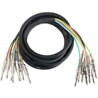 Pronomic Stage MJJ8-3 Câble Jack Multicore (8), 3m