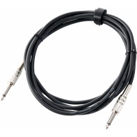 Pronomic cable para instrumentos 3 m clavija jack, negro