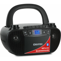 Beatfoxx CDB-1016U BK Boombox mit Kassette, Bluetooth und USB - Retoure (Zustand: sehr gut)