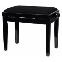 Classic Cantabile banquette pour piano (noir poli fin)