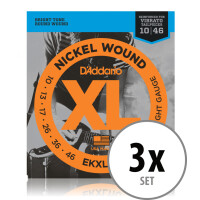 D'Addario EXL110 Regular Light 3x Set