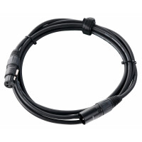 Pronomic Stage XFXM-Blue-2.5 Cable de micrófono XLR 2,5 m negro