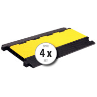 4x Pronomic Protector 5-90L kabelbrug 5-kamers met insteken