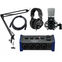 Zoom AMS-44 USB Audio Interface Podcast Set