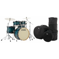 Tama CL-52KR-BAB Superstar Classic Drumkit Blue Lacquer Burst Set mit Taschen