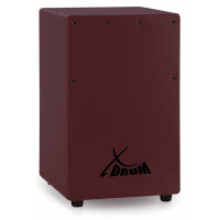 XDrum KC-37WR Cajon per bambini, vino rosso