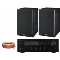 Onkyo TX-8470 B / Magnat S30 BK Netzwerk Stereoanlage Set