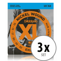 D'Addario EXL140 Light Top/Heavy Bottom 3x Set