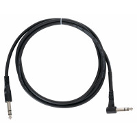 Cable de jack estéreo Pronomic INSTS-A-2 con conexión acodada de 2 m