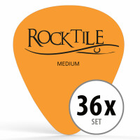 Rocktile Plektren Yellow Medium 36er Pack