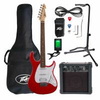 Peavey Raptor Plus JR E-Gitarre Stage Pack Red Set