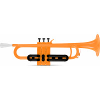 Classic Cantabile MardiBrass kunststof Bb trompet oranje