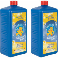 Pustefix Seifenblasenfluid 1 Liter 2er Set