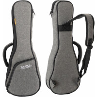 Rocktile Bolsa para Ukelele Soprano Gris/Negro