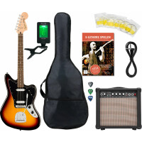 Squier Affinity Series Jaguar 3-Color Sunburst Starter Set