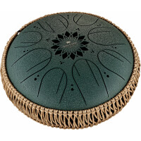 Meinl Sonic Energy MOSTD4DG Medium Octave Steel Tongue Drum Dunkelgrün F#-Moll