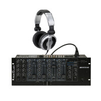 JB Systems MIX 6 USB DJ Mischpult Set