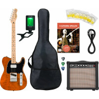 Squier Affinity Series Telecaster FMT SH Mocha Starter Set