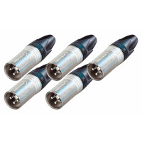 Neutrik NC3MXX XLR Stecker male 5er Pack