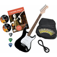 Rocktile Sphere Classic E-Gitarre Black + Zubehör-Set