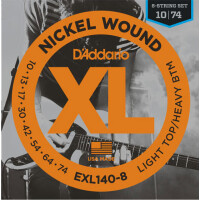 D'Addario EXL140-8 8-string Light Top/Heavy Bottom