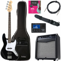 Rocktile Fatboy II Basse Électrique Bundle Noir