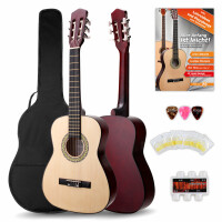 Classic Cantabile Acoustic Series AS-851-L 1/2 Klassikgitarre für Linkshänder Starterset