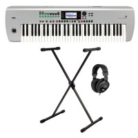 Korg i3 Music Workstation Set Silber