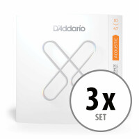 D'Addario XS 80/20 Bronze Coated 10-46 Extra Light 3x Set