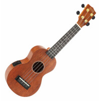 Mahalo Java Serie Sopran-Elektro-Ukulele - Trans Brown - Retoure (Zustand: sehr gut)