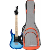 Ibanez GRGM21M-BLT Mikro Blue Burst Gigbag Set