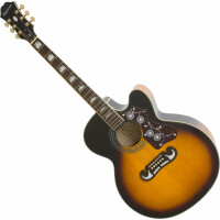 Epiphone J-200 EC Studio Lefthand Vintage Sunburst