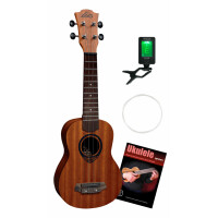 LAG TKU8S2 Tiki Sopran Ukulele Set