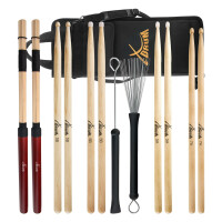 XDrum Schlagzeug Sticks Starter Set