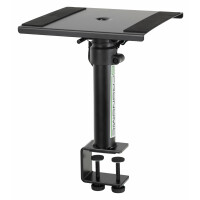 Pronomic SLS-36K BK Soporte de sobremesa con abrazadera para monitores de estudio