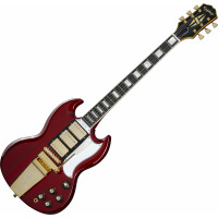 Epiphone Joe Bonamassa 1963 SG Custom Dark Wine Red - Retoure (Zustand: sehr gut)