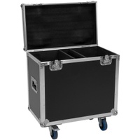 Roadinger Flightcase 2x IP TMH-H420 Met Wielen