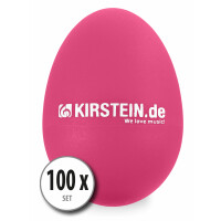 100x Kirstein ES-10P Egg Shaker rosa Medium-Light Set