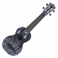 Classic Cantabile BeachBuddy Black Beauty, Sopran-Ukulele ABS - unvollständig!