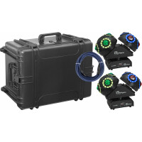 Eurolite LED B-200 Hypno Double Ball DJ Lichteffekt Koffer Set