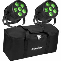 Eurolite LED Silent Par 6 QCL Floor sw Set