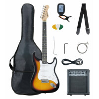 McGrey Rockit E-gitaar ST complete set Sunburst