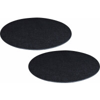 Dynavox PM2 Slipmat Schwarz 2er Set