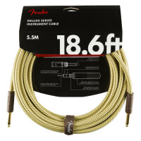 Fender Deluxe Series Cable Straight 5,5m Tweed