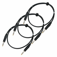 Pronomic Stage INSTS-1 cable de clavija jack 1 m estéreo, set de 3x