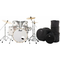 Pearl Export EXX725SBR/C777 Drumkit Slipstream White Set mit Taschen