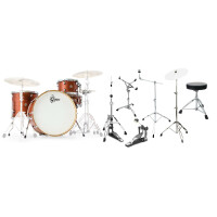 Gretsch CT1-R444-SWG Catalina Club Shellset Satin Walnut Glaze Set inkl. Hardware