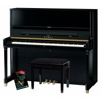 Kawai K-500 E/P Klavier Schwarz Hochglanz Set